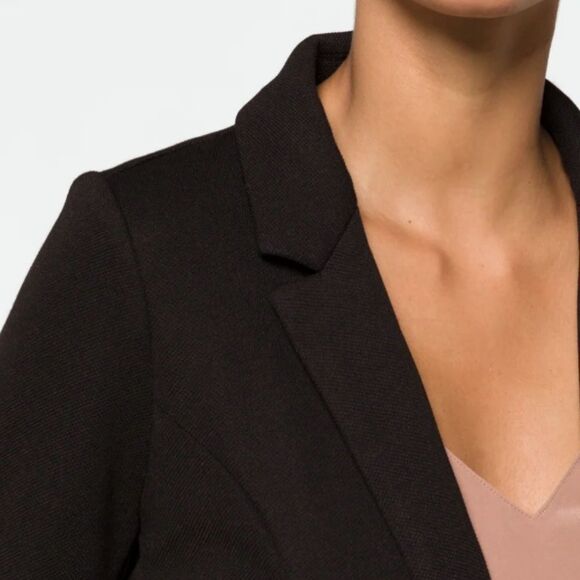 Skies Are Blue Black Texture Blazer New Size Large - Picture 6 of 6